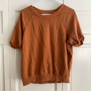 Aerie Cuffed Short Sleeve Sweater